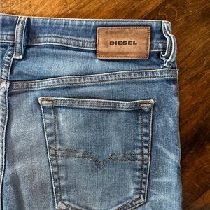 Diesel Blue Slim Straight Jeans